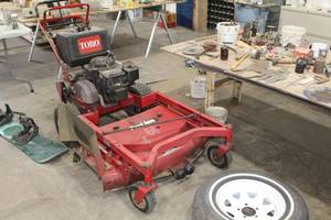 lot 822 image: Toro Pro Line 44 Gas Walk-Behind Mower