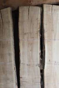 lot 840A image: Elm Live Edge Wood Slab