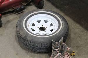 20575R14 Spare Trailer Tire with 5-lug 14 Rim