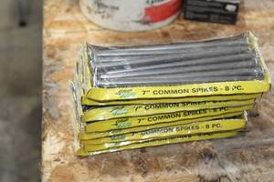 Lot of (8 Boxes) Common Spikes