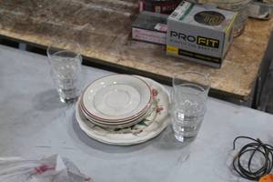 Lot of (12) Dishwares and Glassware