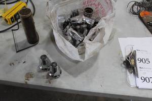Lot of (18) Semi Lug Nut Caps