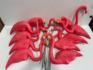Pink Flamingo Lawn Ornaments