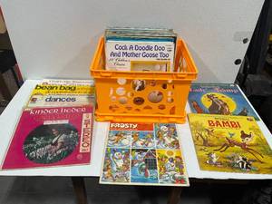 Large Variety of Childrens Vinyl Records