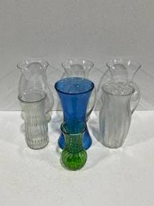 Assorted Glass Vases