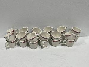Large Lot of Syracuse China Coffee Cups