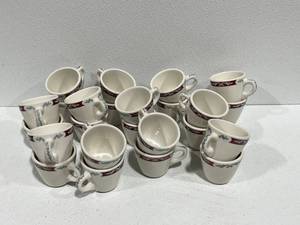 Large Lot of Syracuse China Coffee Cups