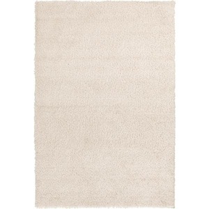 lot 60 image: StyleWell Sunbrooke White 6 ft. x 9 ft. Solid Shag Area Rug