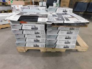 lot 1 image: TrafficMaster Self-Stick Mat Charcoal 18 in. x 18 in. Floor Mat Carpet Tiles (432 sq. ft.)