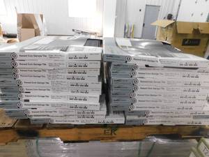lot 2 image: TrafficMaster Black Raised Coin 18 in. x 18 in. x 3.1 mm Rubber Interlocking Modular Flooring Tiles, 6-Pack (418 sq. ft.)