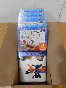 lot 31 image: RoomMates SPACE JAM PEEL & STICK WALL DECALS