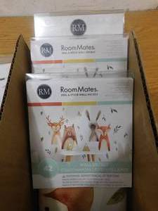 lot 34 image: (3) RoomMates ANIMAL CROSSING PEEL & STICK WALL DECALS
