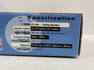 lot 22 image: Studio Acoustics In-Wall Speaker