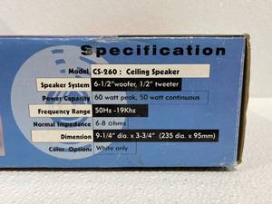 lot 24 image: Studio Acoustics In-Wall Speaker