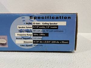 lot 25 image: Studio Acoustics In-Wall Speaker