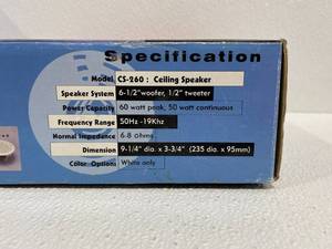 lot 26 image: Studio Acoustics In-Wall Speaker