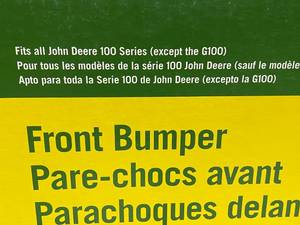 lot 98 image: NEW John Deere Front Bumper