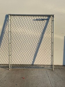 lot 57 image: 2 Chain Link Panels, 1 with Gate