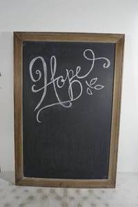 lot 87 image: Large Wood Framed Chalkboard