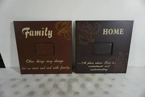 lot 90 image: Family and Home Decorative Picture Frames