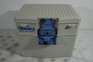 lot 168 image: Brinks Home Security Fire Box - Needs Lock Repair