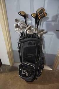 lot 170 image: Callaway Stand Golf Bag with Wilson RH Clubs
