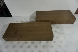 lot 109 image: Wood Look Floating Wall Shelves