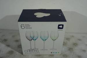 lot 64 image: NEW Leonardo Cheers Wineglasses