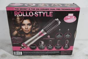 lot 102 image: NEW Igia Rollo Style DryerCurlerStraightenerVolumizer