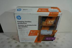 lot 6 image: NEW HP Envy 6455e All In One Wireless Printer