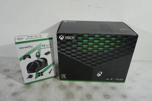 lot 54 image: Microsoft XBOX Series X 1 TB SSD Video Game System with Accessories