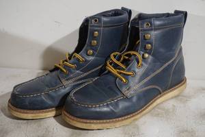 lot 189 image: Vance Co Faux Leather Lace Up Boots - Mens 9
