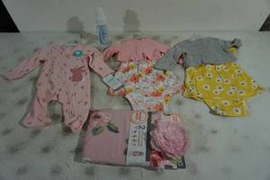 lot 155 image: NEW Baby Girl Clothing - Carters