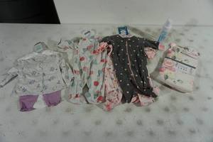 lot 59 image: NEW Baby Girl Clothing - Carters