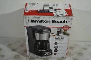 lot 156 image: Hamilton Beach Front Fill Compact 5 Cup Coffee Maker