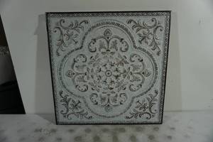 lot 38 image: Embossed Metal Wall Hanging