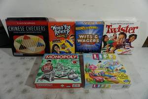 lot 177 image: Assorted Games - Monopoly, Life, Chinese Checkers
