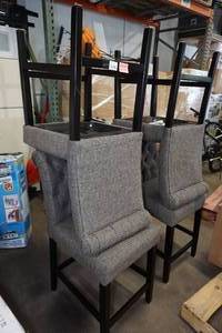 lot 5 image: Upholstered Dining Room Chairs