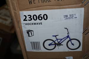 lot 203 image: NEW Huffy Shockwave Boys Bike