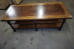 lot 7 image: Rustic Look Coffee Table