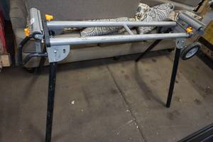 lot 240 image: Chicago Electric Portable Miter Saw Stand