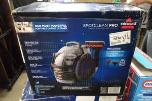 lot 26 image: NEW Bissell SpotClean Pro Portable Carpet Cleaner
