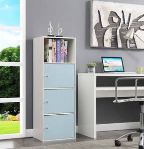 lot 211 image: NEW Convenience Concepts XTRA Storage 3 Door Cabinet