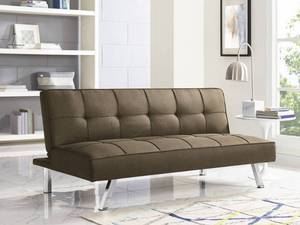 lot 2 image: NEW Serta Corey Convertible Sofa - Java