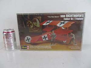lot 77 image: Revell Von Richthofens Fokker Dr. I Triplane The Red Baron