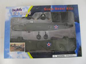 lot 87 image: Set of 2 InAir E-Z Build Scale Model Kits B-25 Mitchell