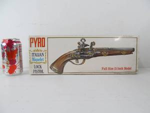 lot 140 image: Vintage Pyro Italian Miquelet Lock Pistol