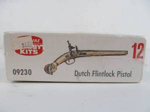 lot 144 image: Vintage Life-Like Hobby Kits Dutch Flintlock Pistol