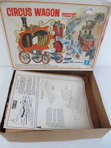 lot 149 image: Vintage Craft Master Circus Wagon Wooden Kit