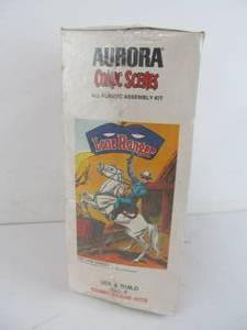 lot 156 image: NOS Vintage Aurora Comic Scenes LONE RANGER wComic